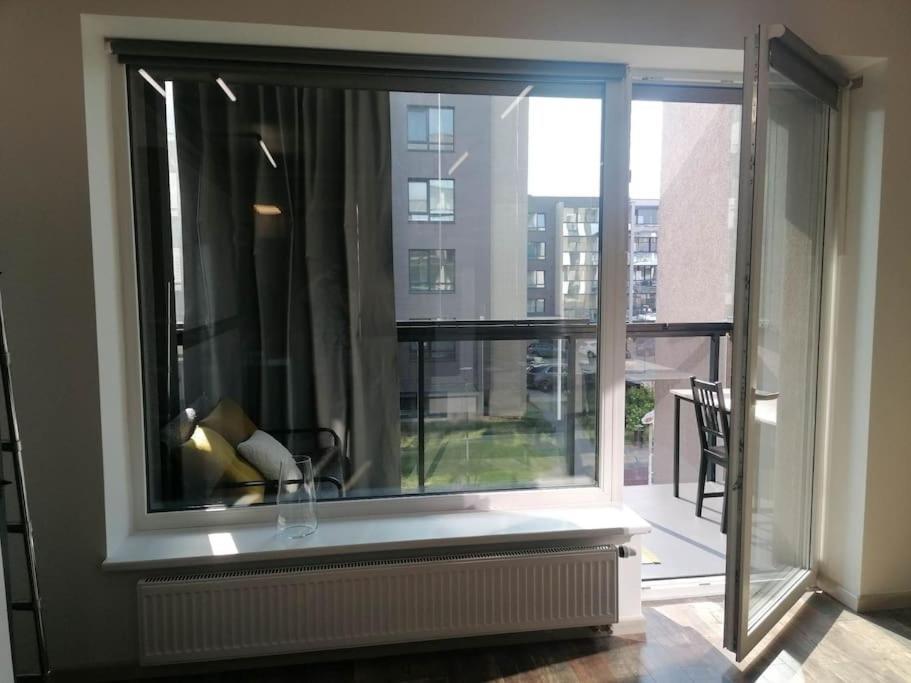 Erdvi Studija Spacious Studio Apartment Self Check In VNO Kültér fotó