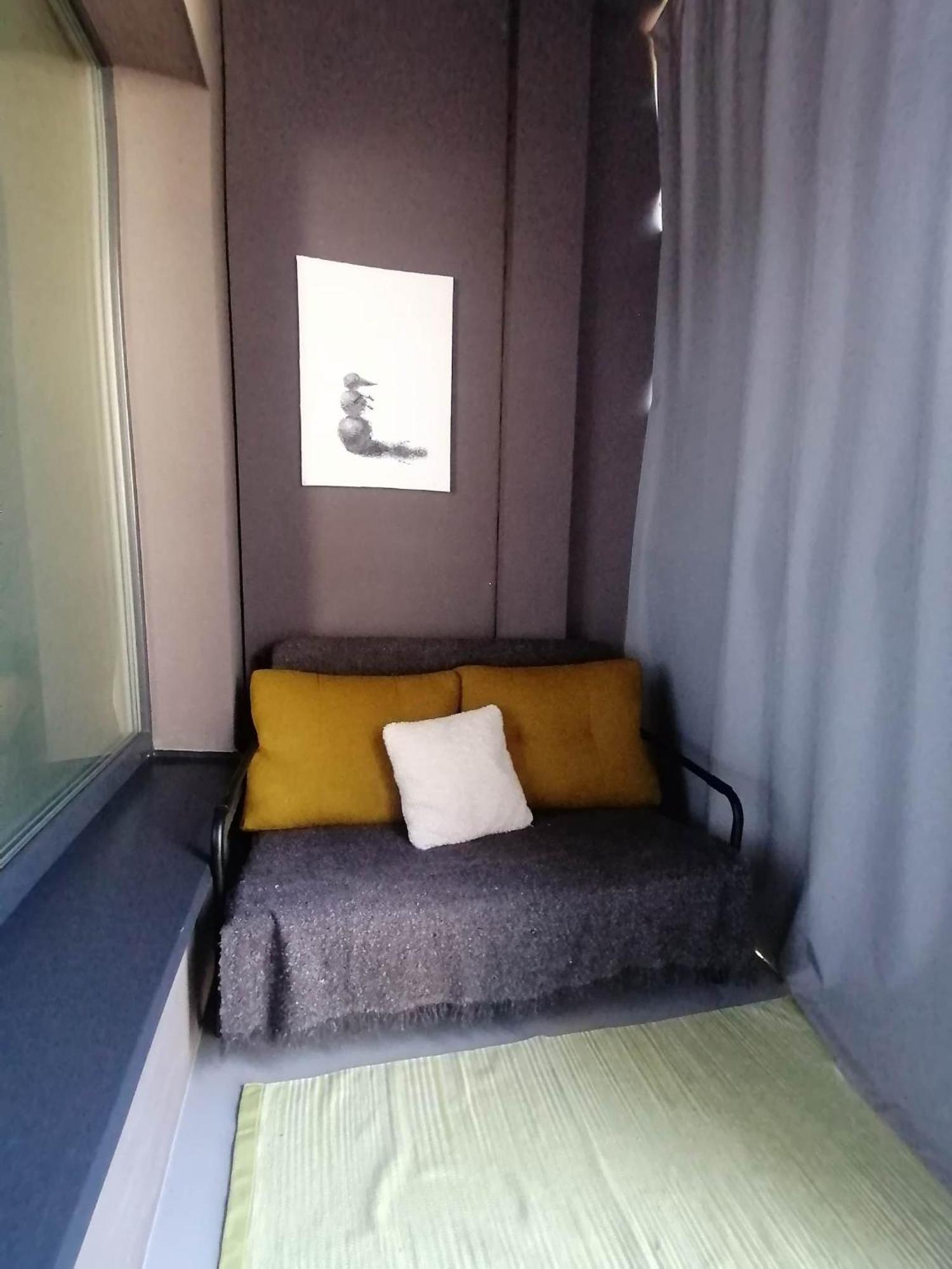 Erdvi Studija Spacious Studio Apartment Self Check In VNO Kültér fotó
